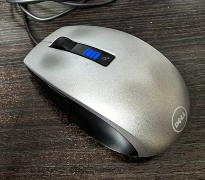 DELL MOCZUL Laser Mouse Maus 1.600dpi / 5- 6- Tasten / USB / silber / Gamer