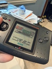 SNK Neo Geo Pocket Color Neogeo Carbon Black Console W/ Game Handheld