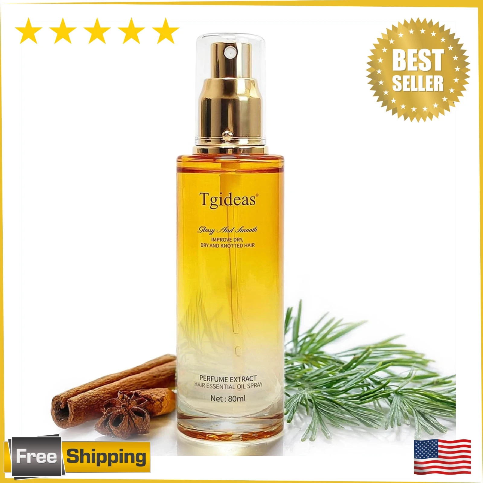 - Leave-in Hair Conditioning Oil With Jojoba Oil And Shea