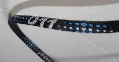 NEW Phiten X50 D11 Titanium Necklace Black W/ Blue & White 20