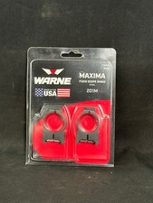 Warne Maxima 201M Scope Rings 1in Medium