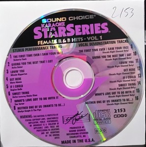 SC2153 R & B FEMALE     SOUND CHOICE KARAOKE CDG  LOT LONG DRIVE