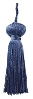 "DéCopro 3 \" Glocke Quaste,Stil # Bt3,Farbe #J3 - Dunkel Marineblau [ Set Von 10]"