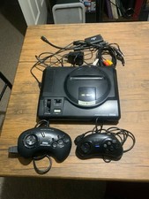 SEGA Mega Drive 16-Bit Console Bundle – With 2 Controllers & Cables see descrip