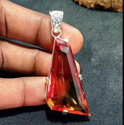 GIE Certified 100 Ct Fancy Natural Zultanite 925 Silver Pendant Loose Gemstone
