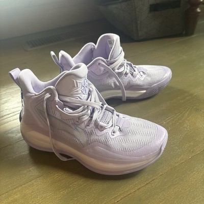 Li-Ning Lavender Mesh Basketball Sneakers ABAT109-1 Low Top Men's Athletic