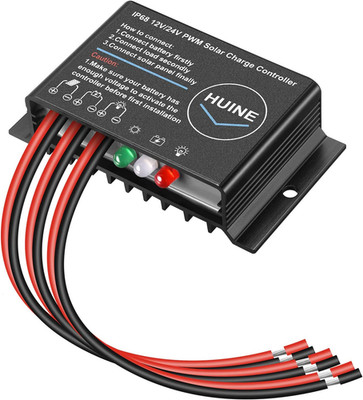 20A 12V 24V Auto IP68 Waterproof PWM Solar Charge Controller Solar Panel Battery