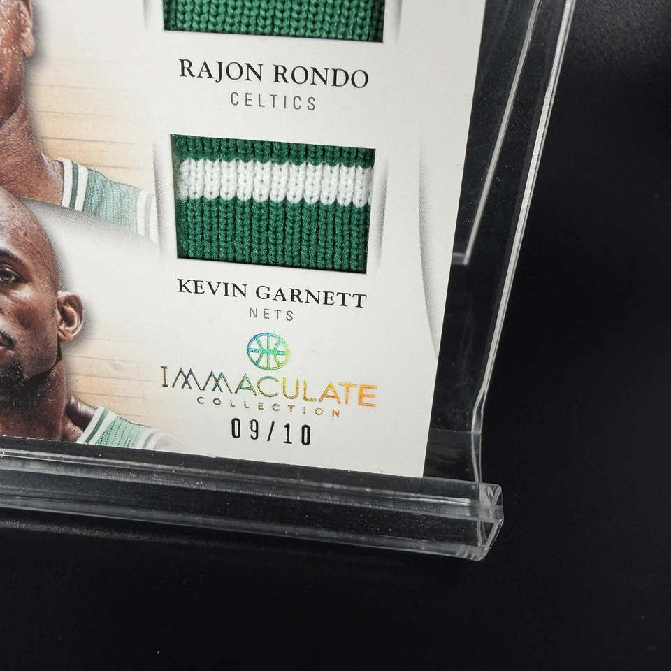 Paul Pierce Rajon Rondo Kevin Garnett 2012 Immaculate Triple Patch Prime /10 - Image 4 of 4