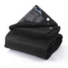 7'X 12' Dump Trailer Tarp Kit, Heavy Duty Dump Trailer Tarps Mesh Tarp with G...