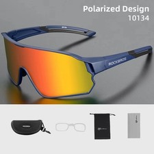 ROCKBROS Kids Polarized Sports Sunglasses Cycling Glasses UV400 for Age 8-14