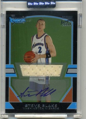 2003/04 BOWMAN SIG R/C AUTO JERSEYS--STEVE BLAKE#100, BRIAN COOK#88