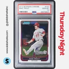 2012 BOWMAN CHROME #157 MIKE TROUT PSA 10