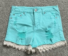 Celebrity Pink Jeans High Rise Shorts Women s Size 3 Cool Mint New With Tag