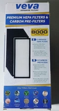 [Open Box, Partial] VEVA Elite Pro Series 8000 - 1 Replacement HEPA Filter + Pre