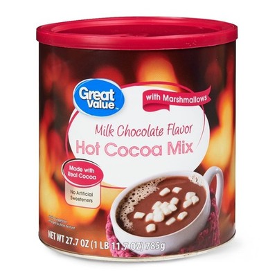 Milk Chocolate Hot Cocoa Drink Mix with Marshmallows 27 oz Canister