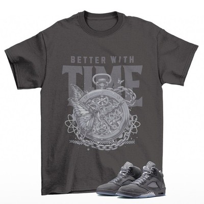 Timeless Sneaker Shirt Grey to Match Jordan 5 Wolf Grey DD0587-002