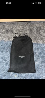 Emporio Armani Leder Kulturbeutel Beauty Travel Wash