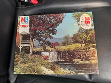 Vintage 1975 Milton Bradley Big Ben Puzzle 4962 Weston Vermont Sealed