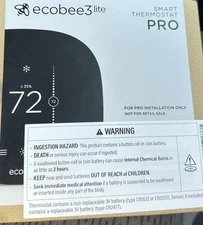 ecobee 3 lite Smart Thermostat PRO - Black (EB-STATE3LT-02) Brand New