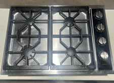 Wolf 30” Gas Cooktop CT30G/S - 4 Burner Drop-In Professional Range CT30GS - Used