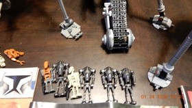 LEGO Star Wars 75016 Homing Spider Droid + 7681 and 75015 NOT COMPLETE