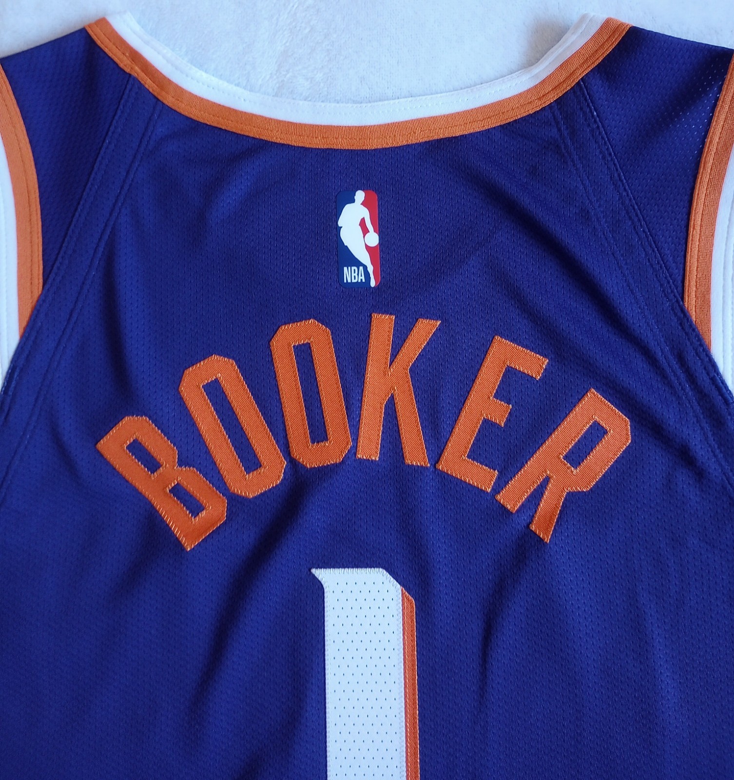 Nike Men's Devin Booker Phoenix Suns Icon Edition Authentic Jersey Size 44 M New thumbnail 9