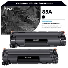 2PK CE285A Toner Cartridge Compatible For HP 85A LaserJet P1102w M1132 M1217nfw