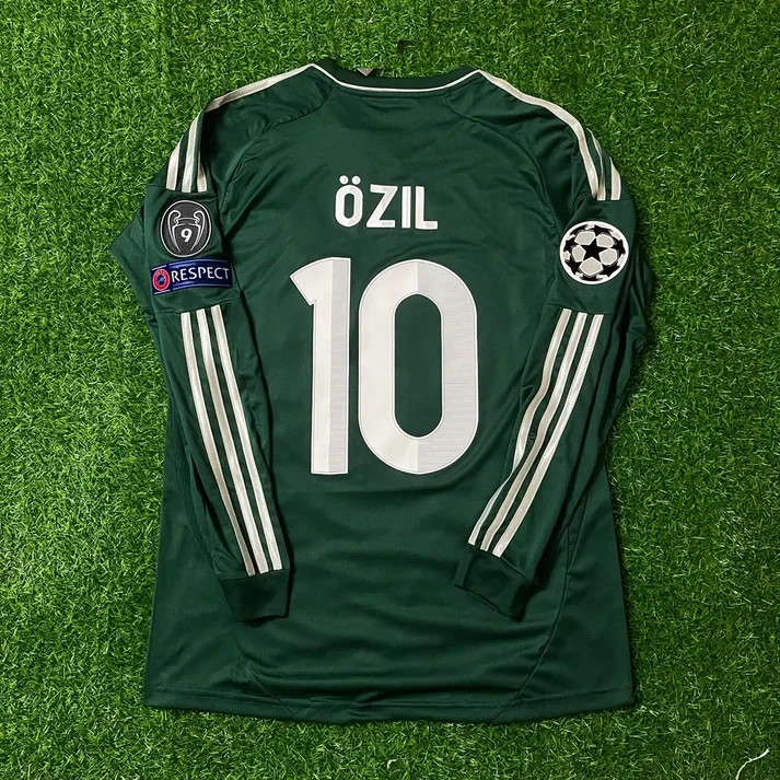 Mesut Ozil Real Madrid 2012-2013 Champions League Green Long