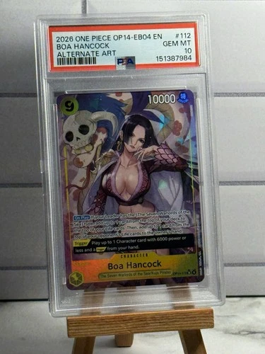 Boa Hancock - OP14-112 (Alternate Art) OP14-EB04 The Azure Sea's PSA 10
