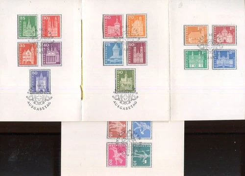 Switzerland Zumstein #355-72 FDC Favor Booklets 1960 Cat 600