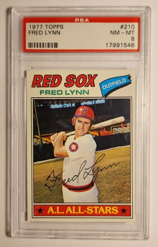 1977 Topps Fred Lynn #210 card