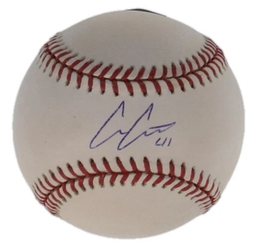 Andrew Abbott Signed OML Baseball (Playball Ink)