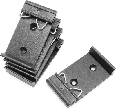 35mm DIN Rail Fixed Clamp Mounting Clip 5PCS Aluminum Alloy Solid State Relay