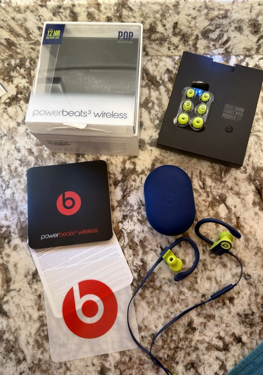 Beats by Dr. Dre Powerbeats 3 Blue Headphones for Sale - eBay