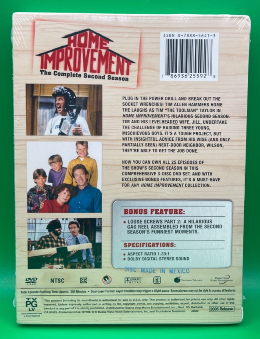 Home Improvement - The Complete Second Season (DVD, 2005, 3-Disc