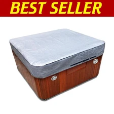 Customizable Hot Tub Cover 170G Polyethylene 84"x84"x12" with Easy Installation