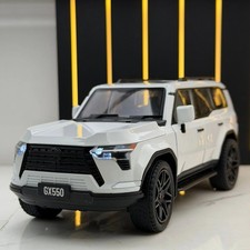 1:24 Lexus GX550 SUV Alloy Diecast Car Model Sound Light Kid's Toy Collectibles