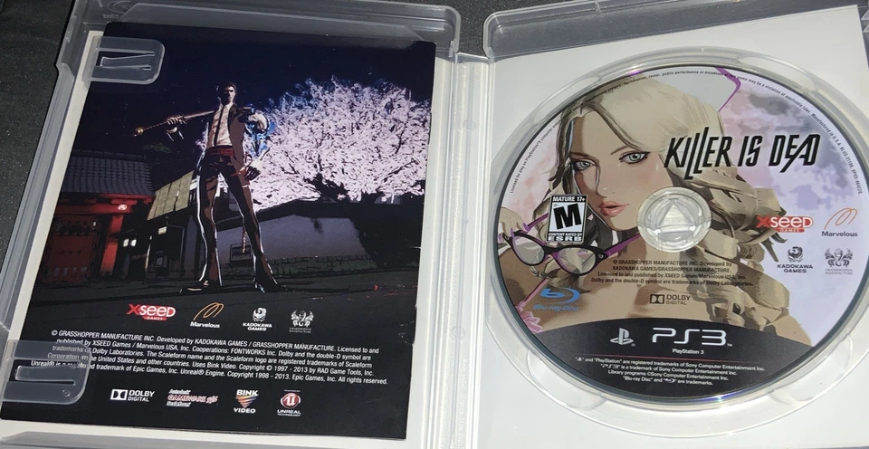 Killer Is Dead - Sony PlayStation 3 - PS3 ~ Tested ~ J466 - Image 4 of 4