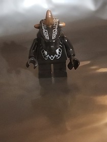 LEGO MINI FIGURE NINJAGO BLACK ORANGE SPIKY SNAKE BYTAR MINIFIG RETIRED