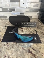 Oakley Radar EV Path OO9208 Polished Black Frame w/ Blue Polarized Lens Sunglass