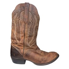 J,B. Dillon Men s Brown Leather Western Cowboy Boots Size US 12 EE