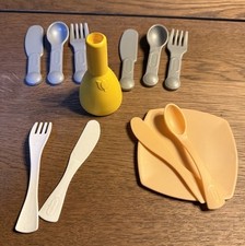 Vintage Pretend Play Little Tikes Yellow Flower Bud Vase  Dishes Replacement