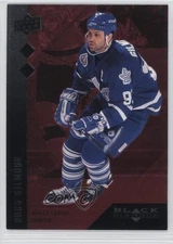 2009-10 Upper Deck Black Diamond Ruby 27/100 Doug Gilmour #105 HOF 00ka