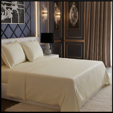 Image of 4PC Brushed Cotton Sheets Set Flannelette Thermal Fitted Flat Sheets Pillowcases