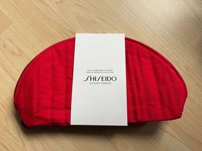 Shiseido Halfmoon Skincare Make-Up Bag Tasche Beutel Kulturbeutel Kosmetiktasche