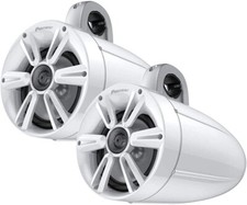 Pioneer TS-ME770TSW 250W 7.7 w/Free UDME30CP- RGB Marine Tower Speakers  Clamps