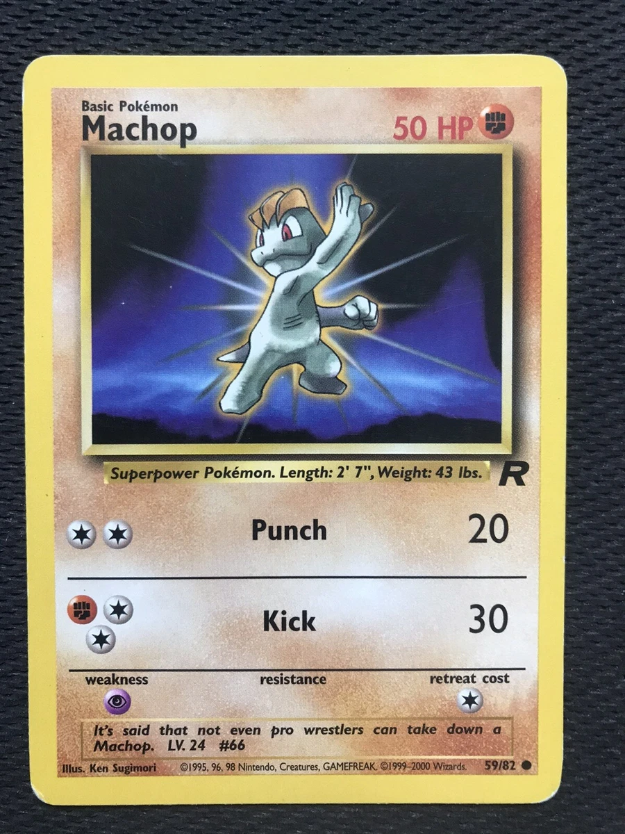 Machop Pokemon Card for sale