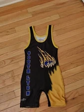 South Lyon Matcats Matman Adult Wrestling Singlet Size 2XS