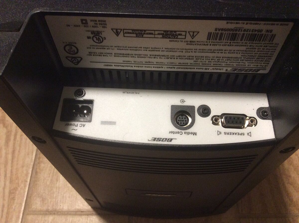 Bose Lifestyles 235 Home Entertainment System Subwoofer Bose Lifestyles 235 Home Entertainment System Subwoofer