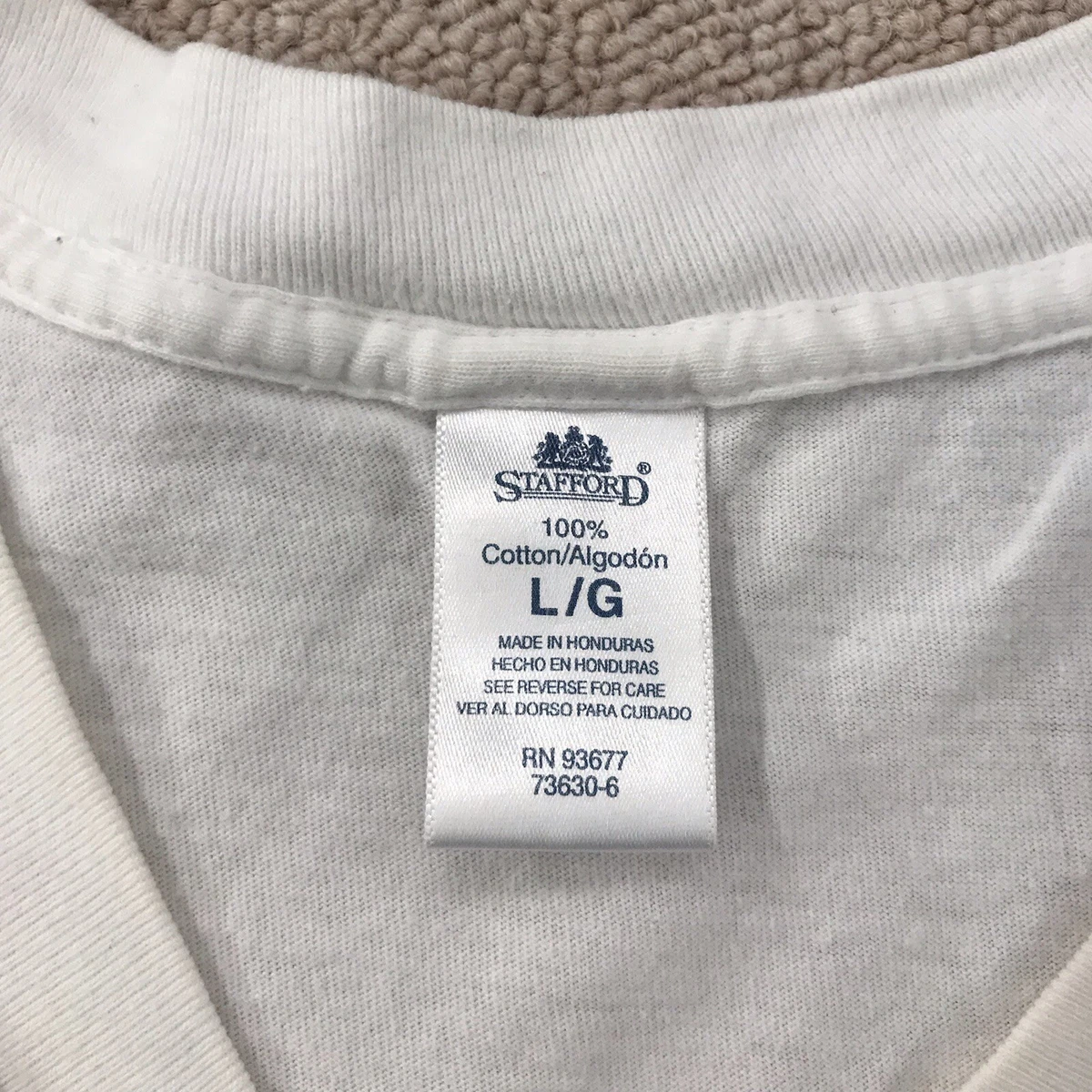 Stafford sales white shirts